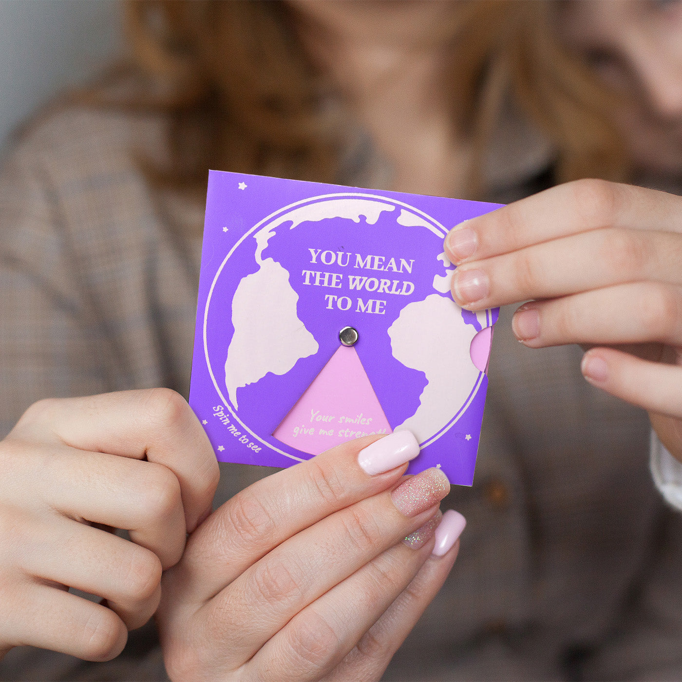 Valentine's Day Spinning Card Love Note