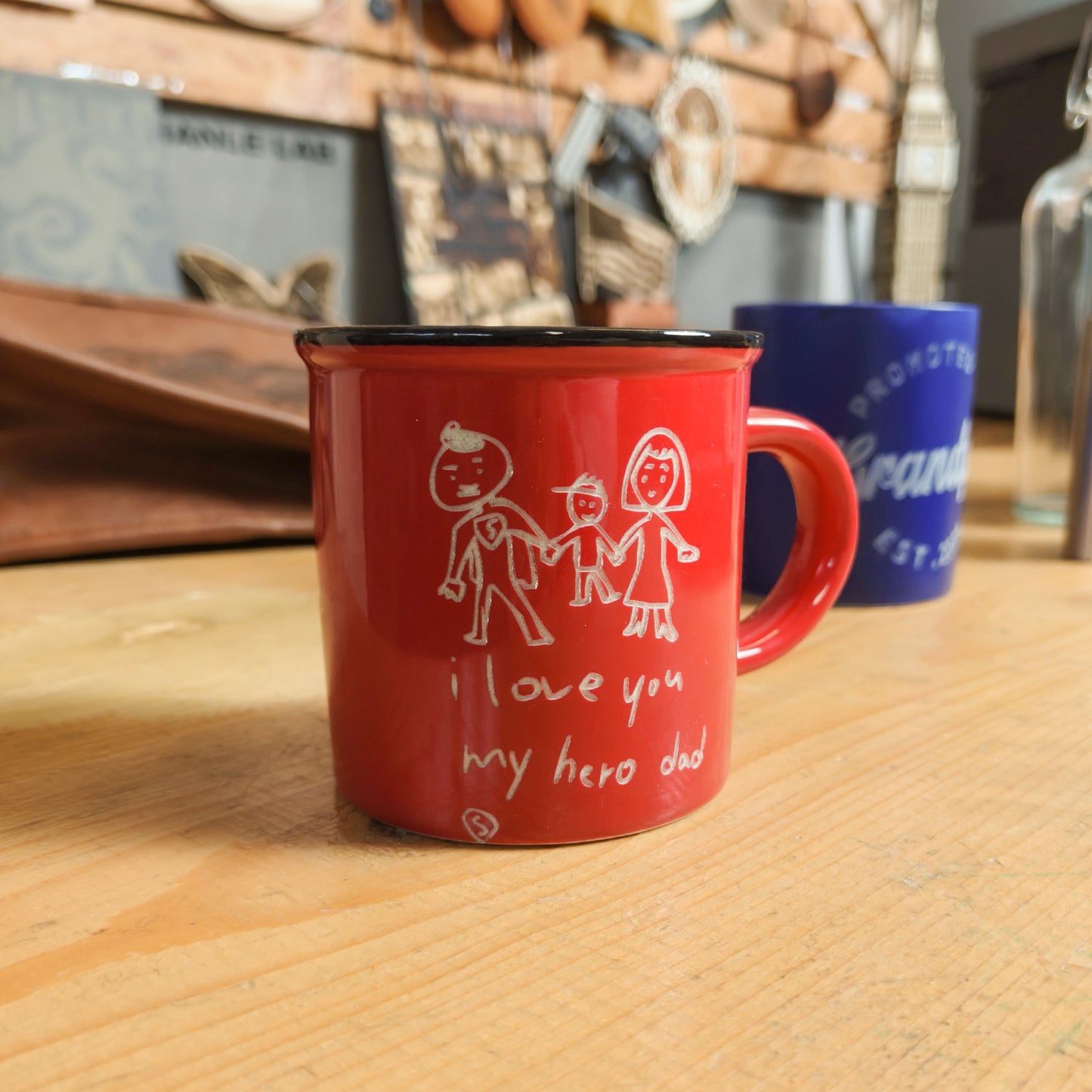 Father's Day Illustrated Mug