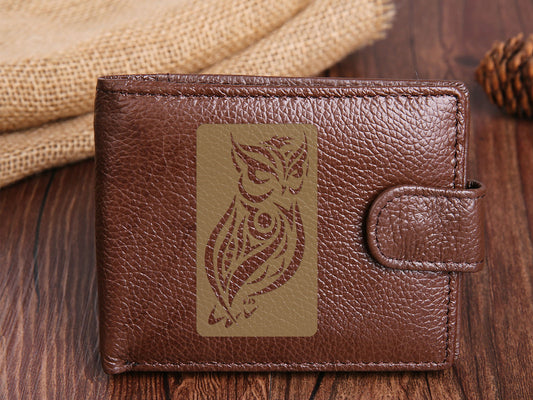 Engraved Leather Wallet 15