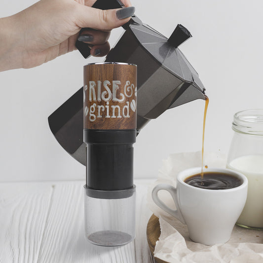 Coffee grinder engraving