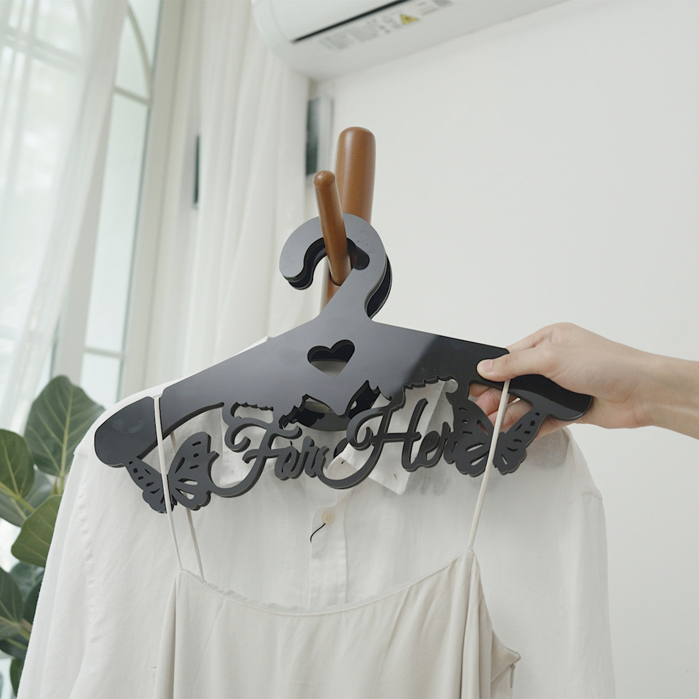 Wedding Bride and Groom Clothes Hanger