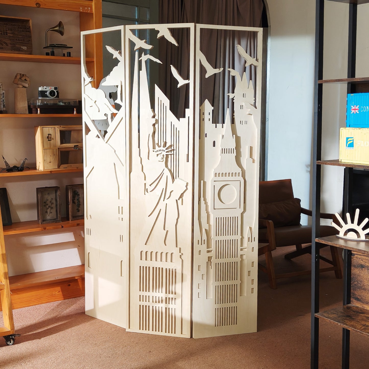 Famous Landmarks Screen Divider