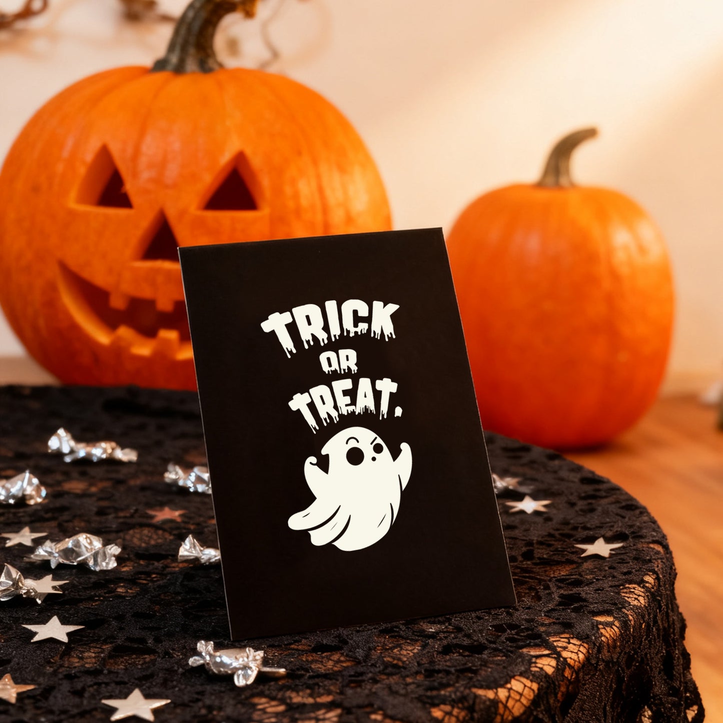 Halloween Ghost Greeting Card