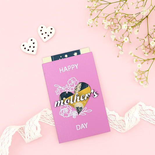 Mothers Day Wooden Card Holder