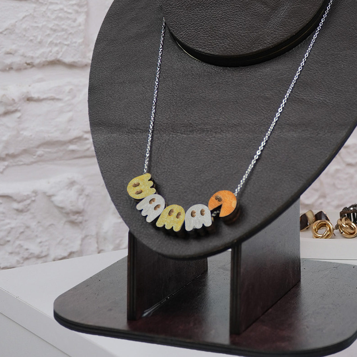 Pac-Man necklace