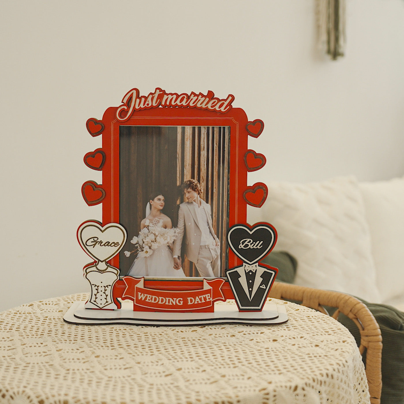 Wedding photo frame