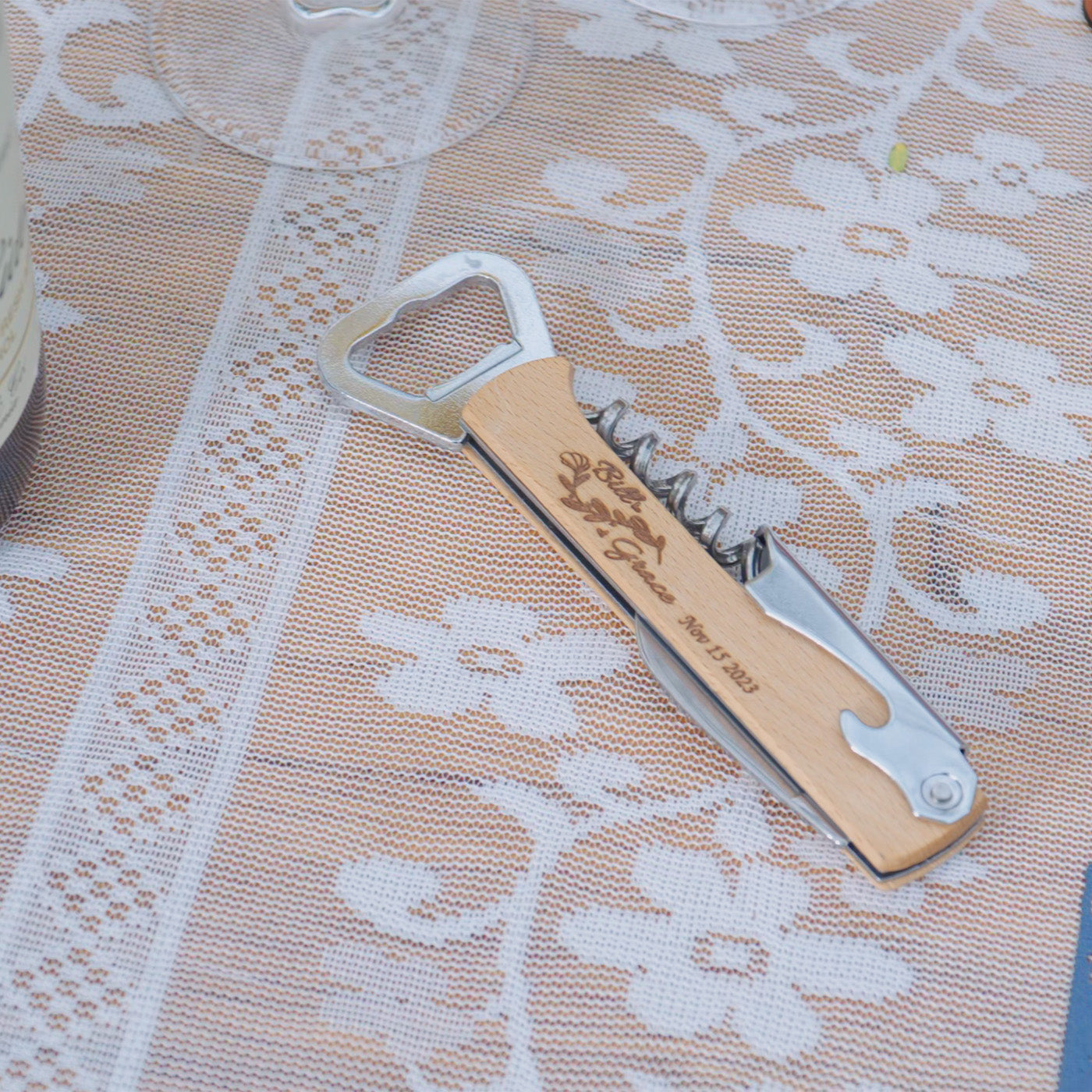 Wedding Wine & Beer Bottle Opener