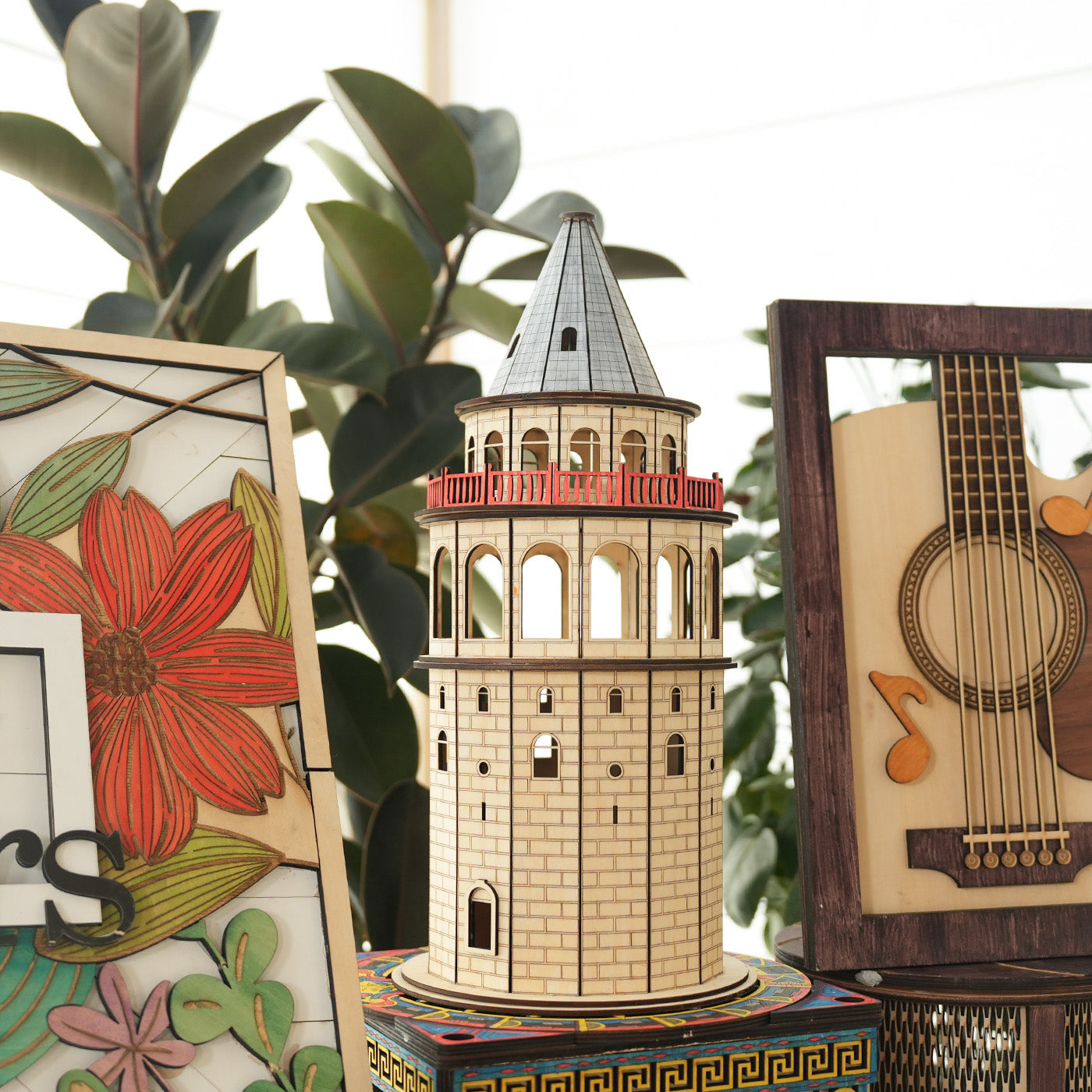 Wooden Tower Model