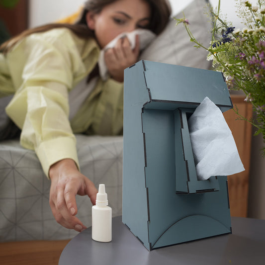 Easter Island Moai Tissue Box