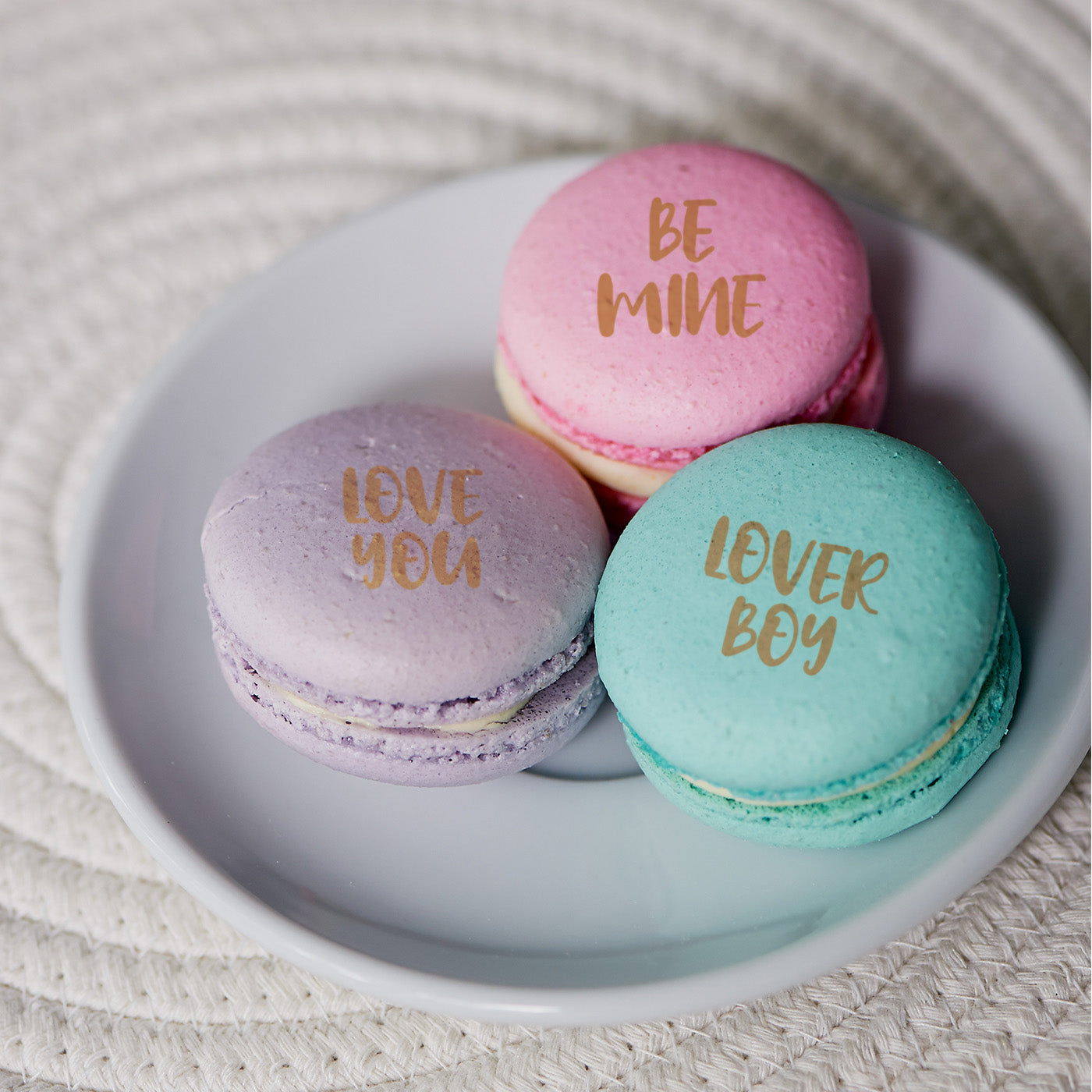 Macaron Valentine Pattern Engraving