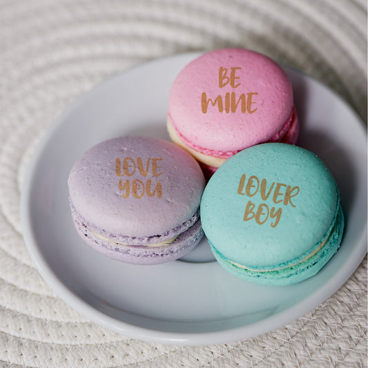 Macaron Valentine Pattern Engraving