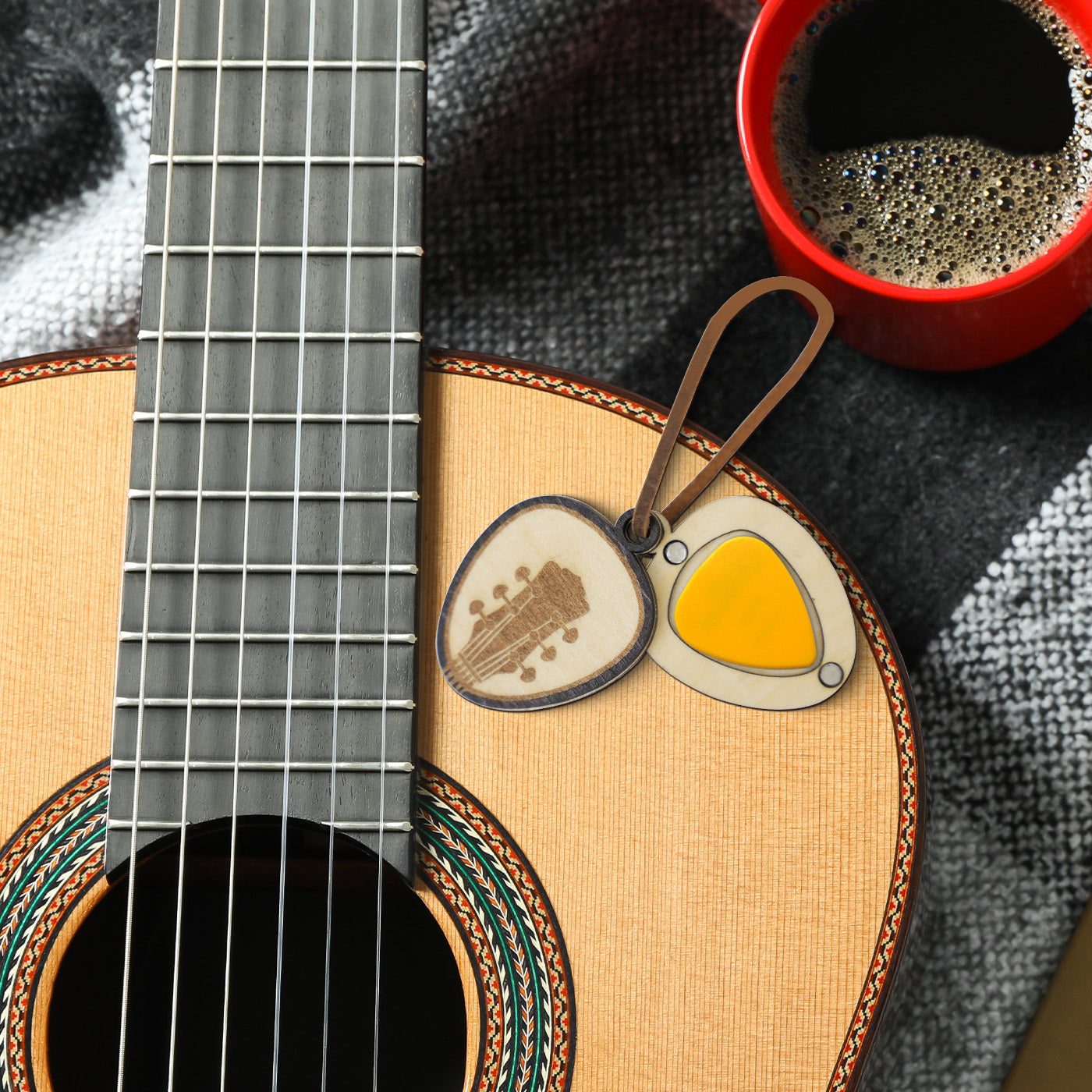 Guitar Pick Storage Ornament