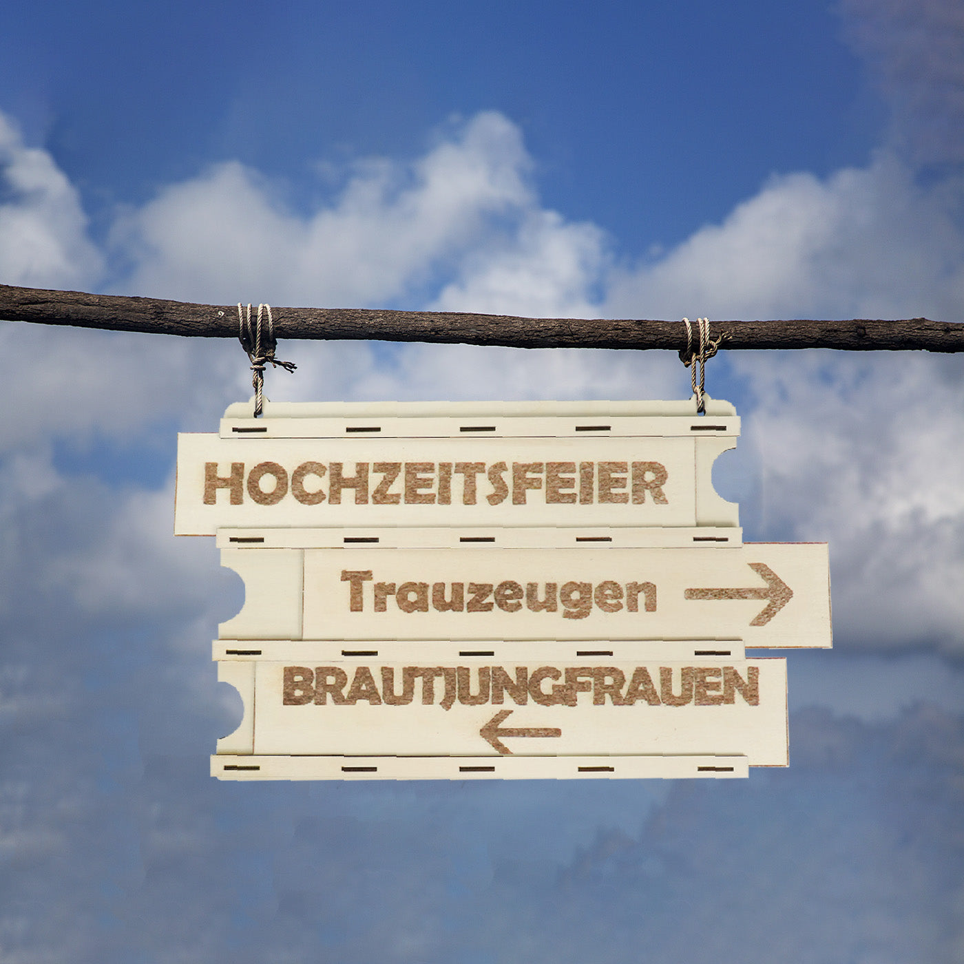 Wegweiser für Hochzeitsfeier(Germany)