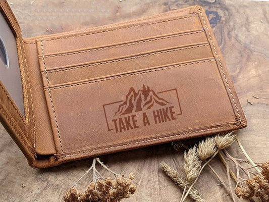 Engraved Leather Wallet 13