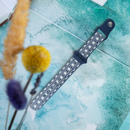 Geometric Watch Band Strap Engraving