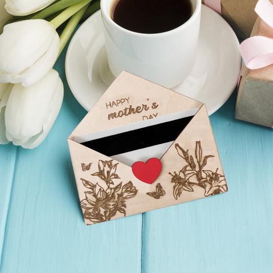 Mothers Day Gift Card Coupon Envelope