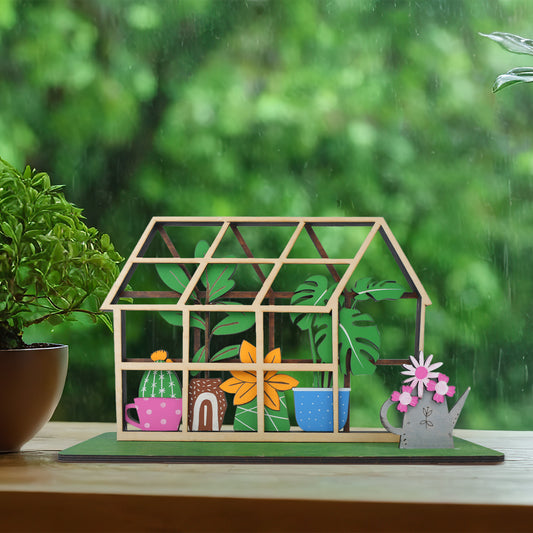 Multi-layered greenhouse decoration
