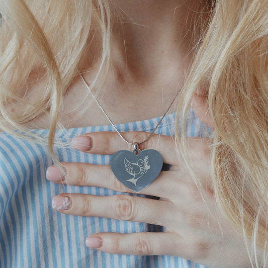 Metal Necklace Pattern Engraving