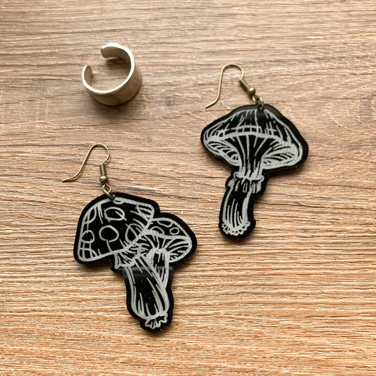 Mushroom Earrings