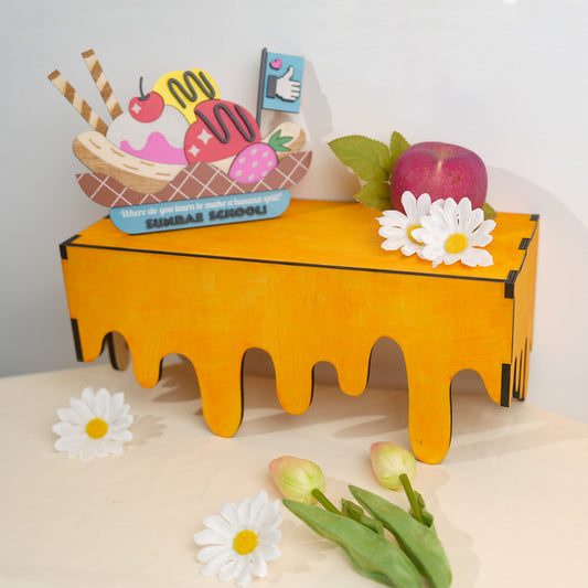 Melted Ice Cream Desktop Storage Rack