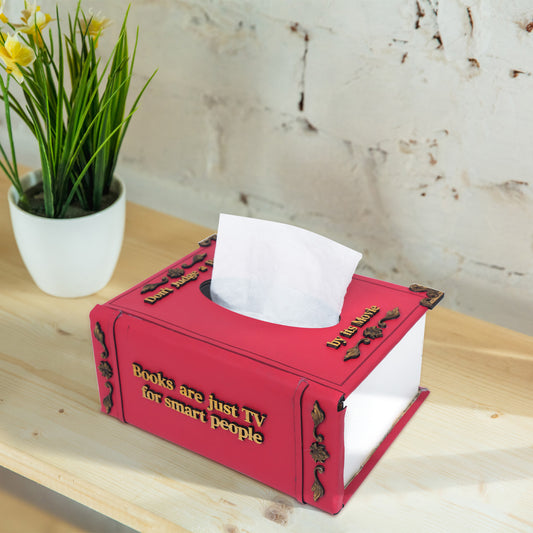 Classic Book Kleenex Tissue Box