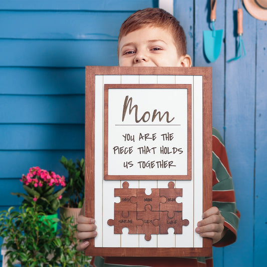 Mothers Day Scrabble Puzzle Frame