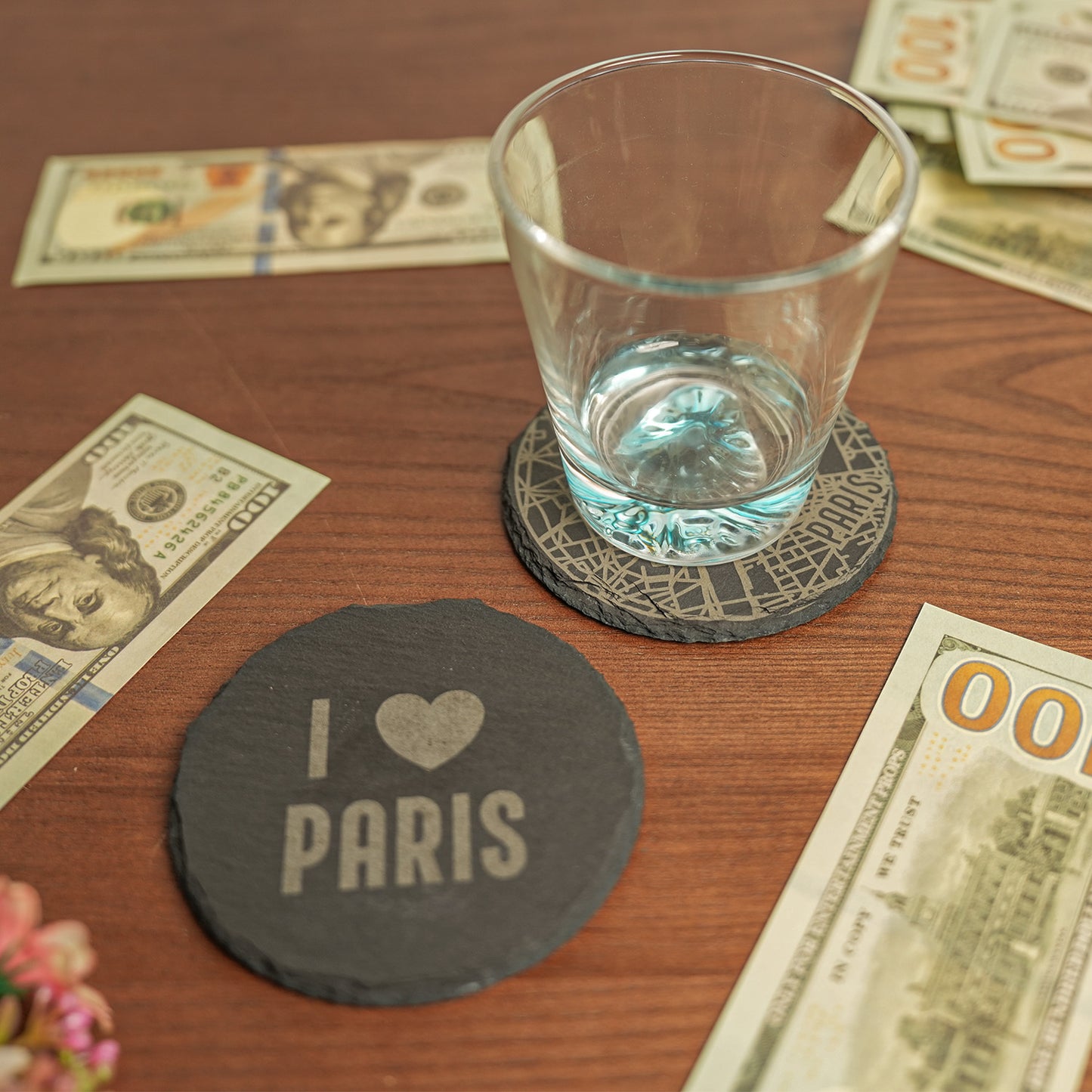 Paris Souvenir Coaster Engraving