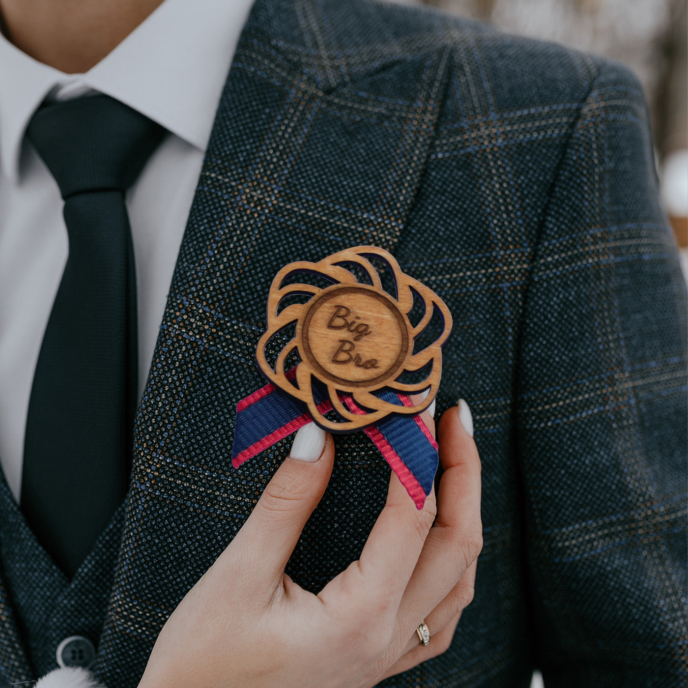 Wedding Groomsmen Name Tag02