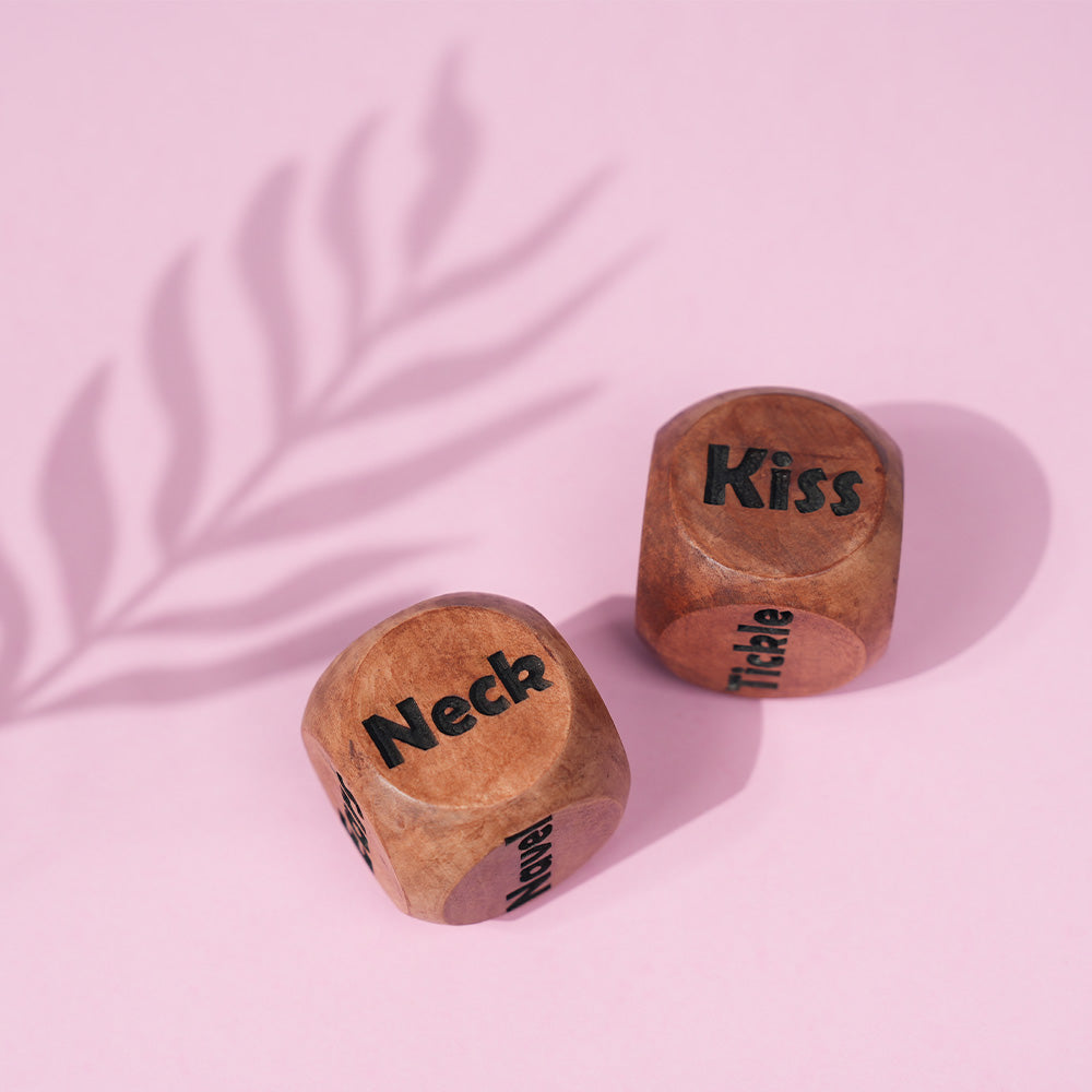 Valentine's Day Engraved Dice