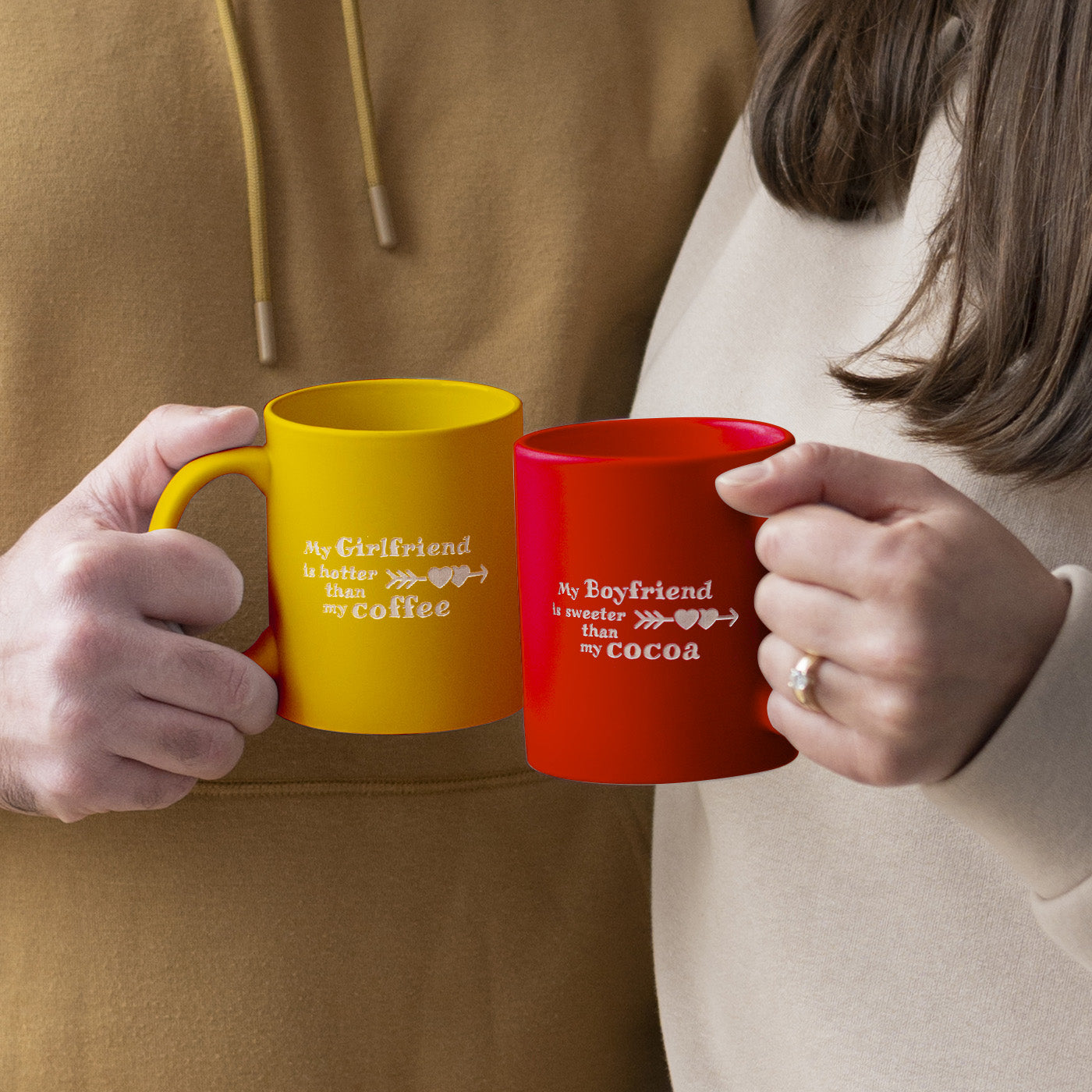 Valentine's Day Couple Mug Engraving