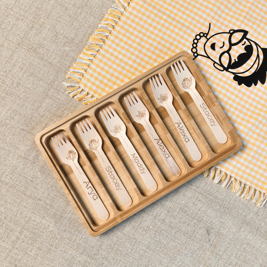 Custom Name Fork Engraving