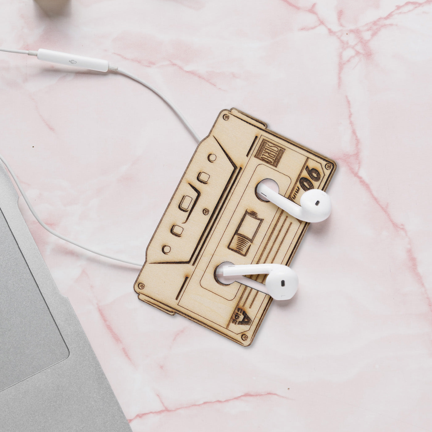 Cassette Tape Headphone Cable Cord Organizer