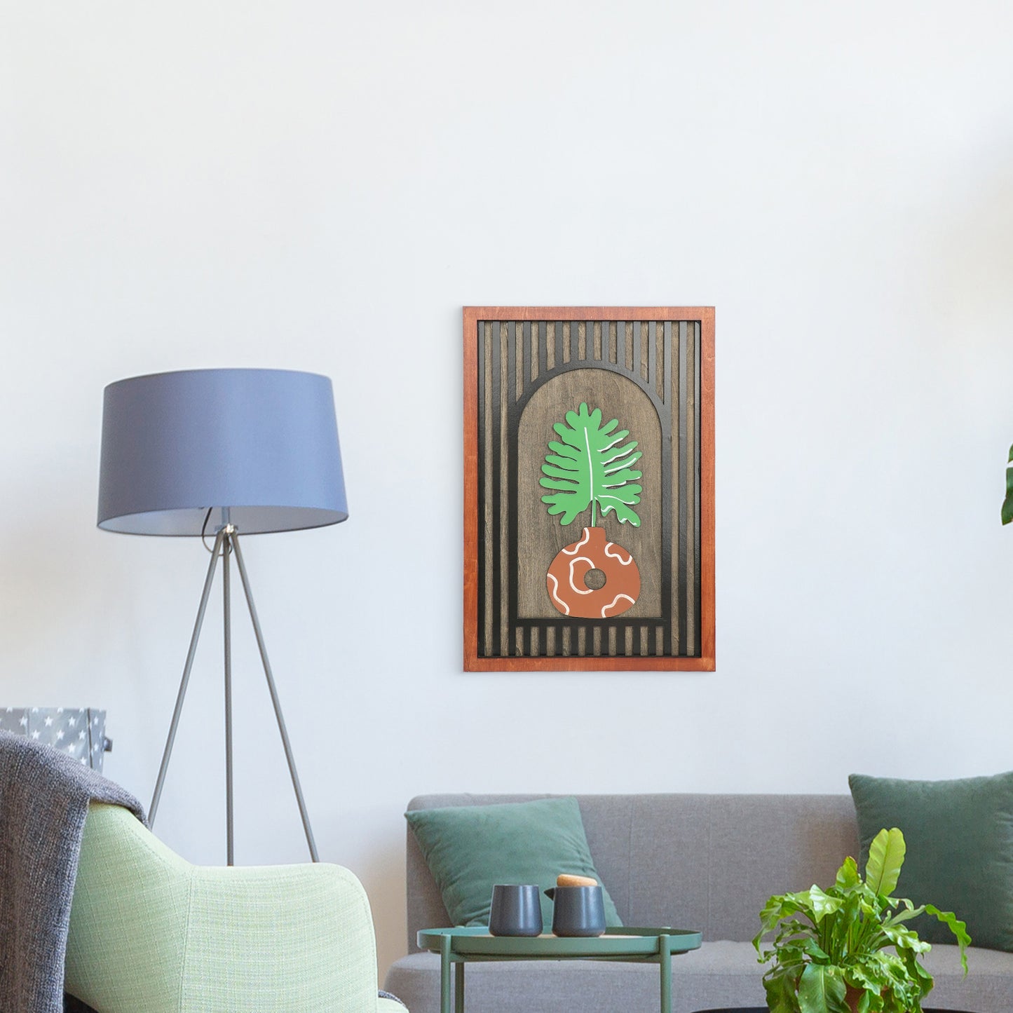 Wooden Botanical Decorative Wall Art