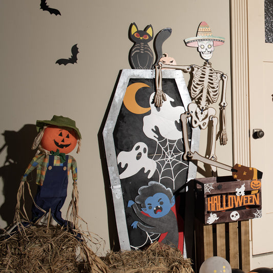Halloween large coffin board
