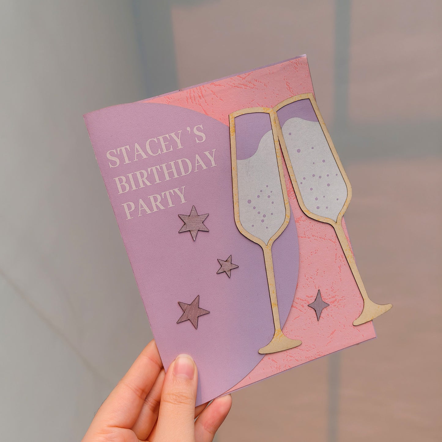 Paper party invitation cards