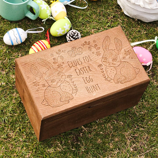 Easter Game Clue Box Engraving