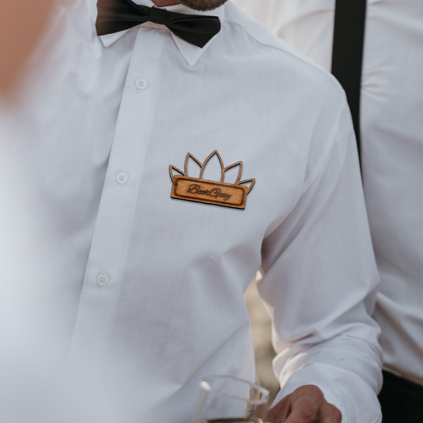 Wedding Groomsmen Name Tag01