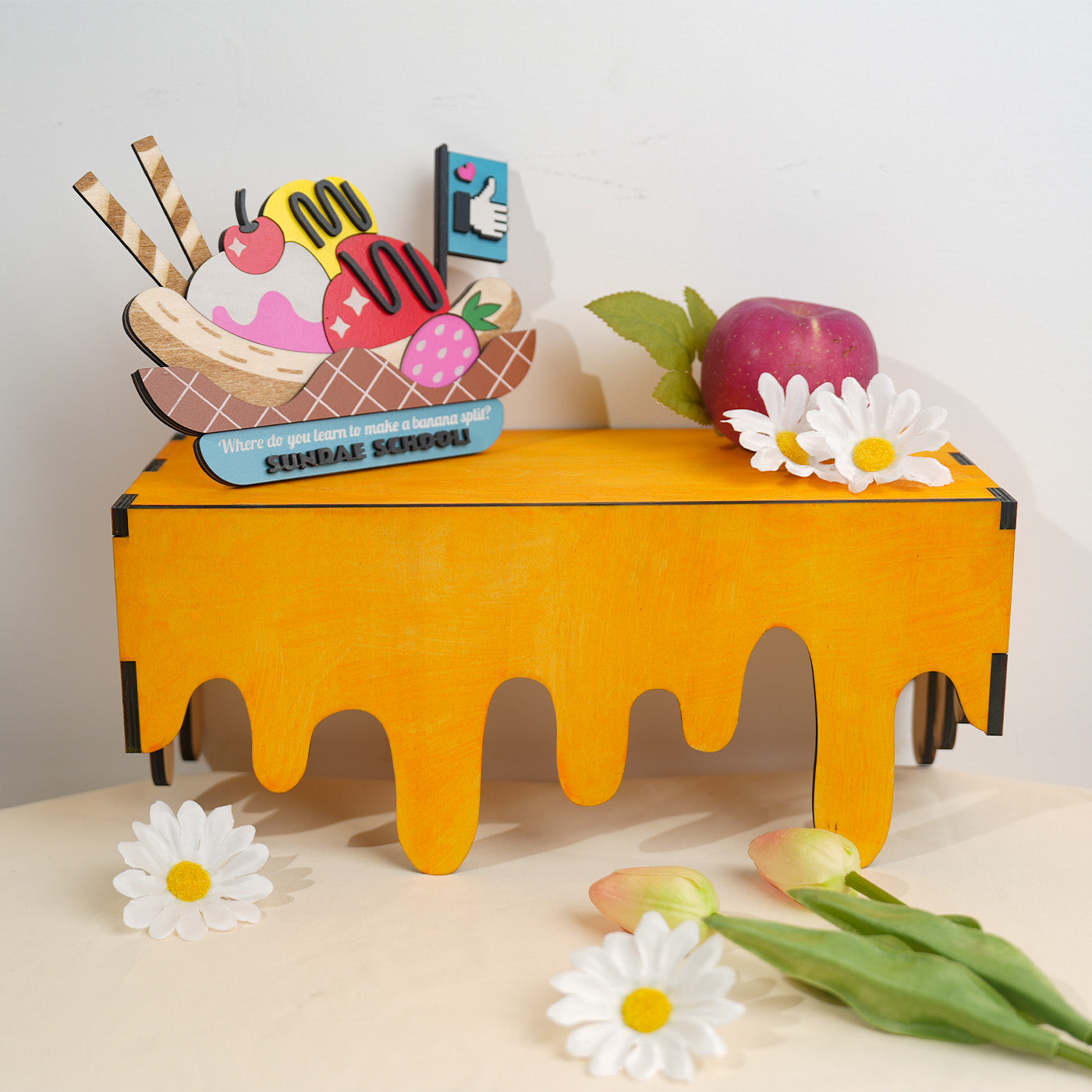 Melted Ice Cream Desktop Storage Rack