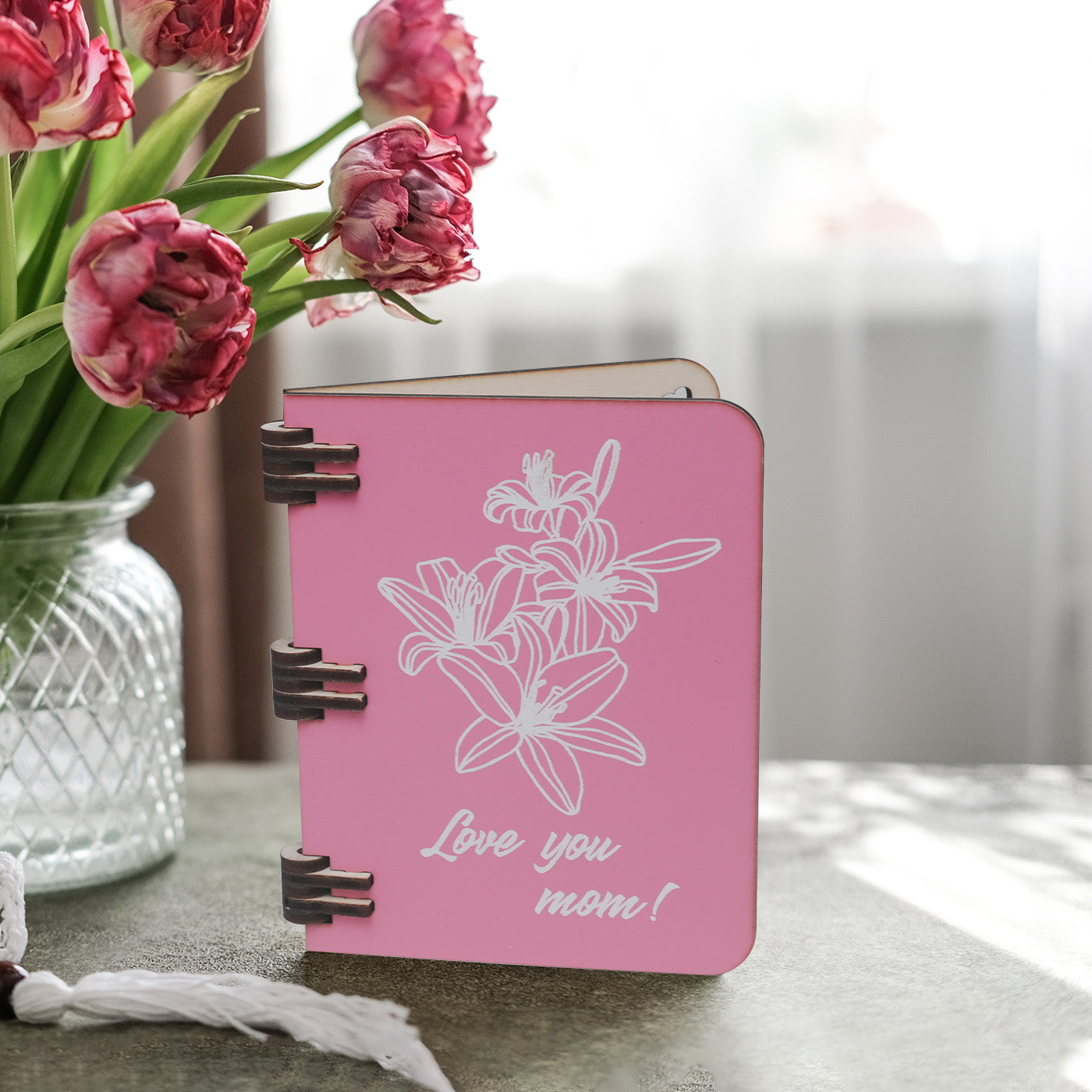 Mothers Day Wooden Gift Hang Tag
