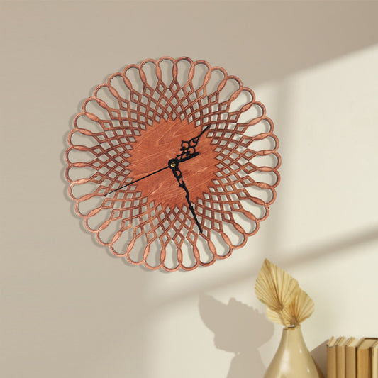 Geometric Curve Wall Clock