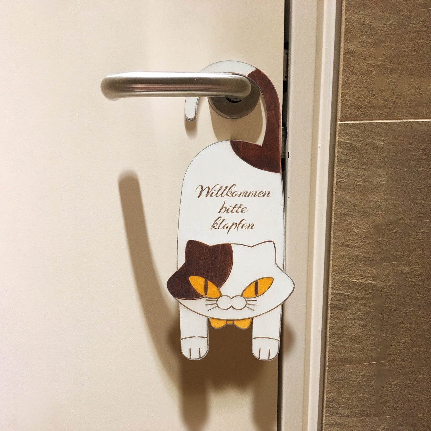 Haustier-Do Not Disturb Türhänger Zeichen (Deutschland)