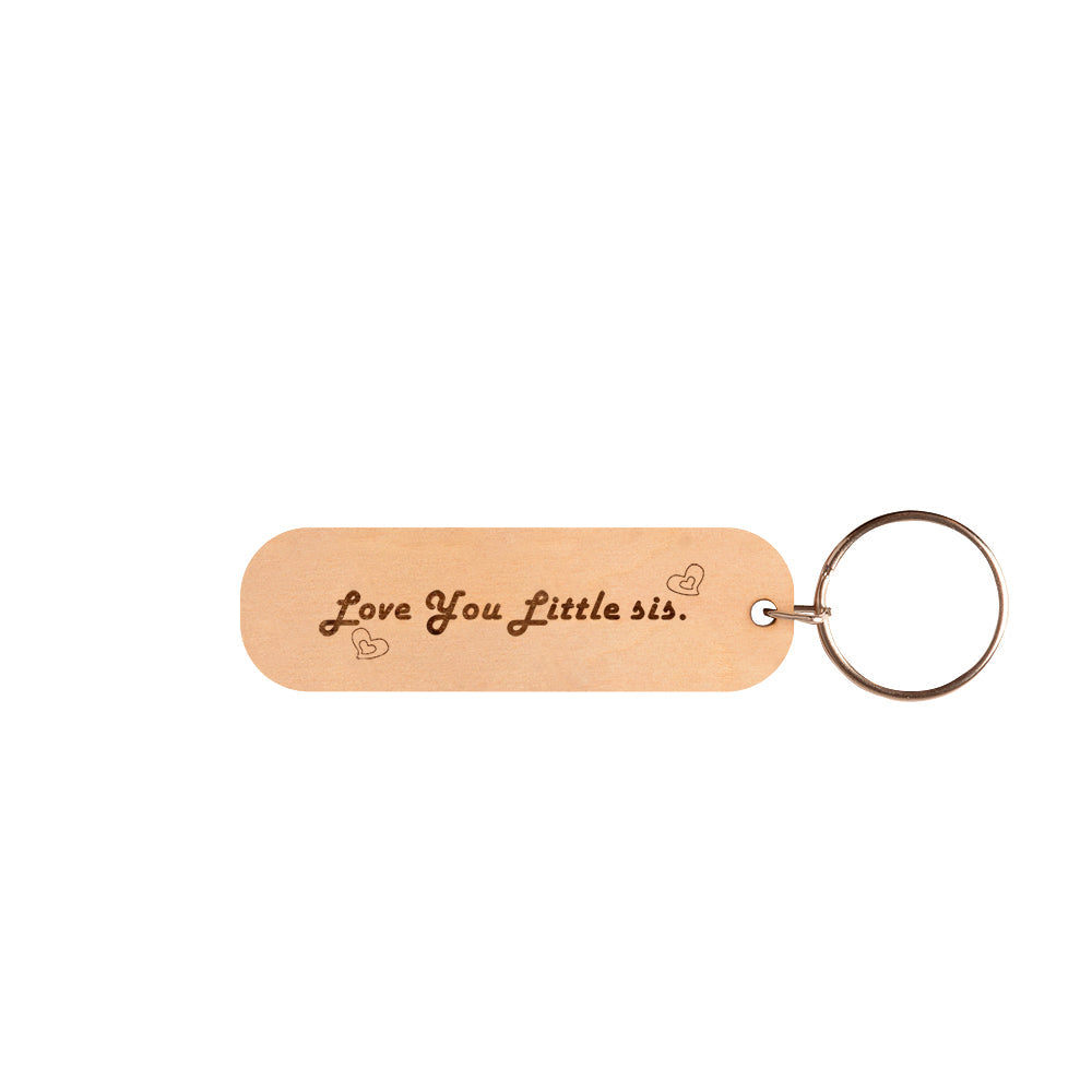 Love You, Little Sis Keychain V1
