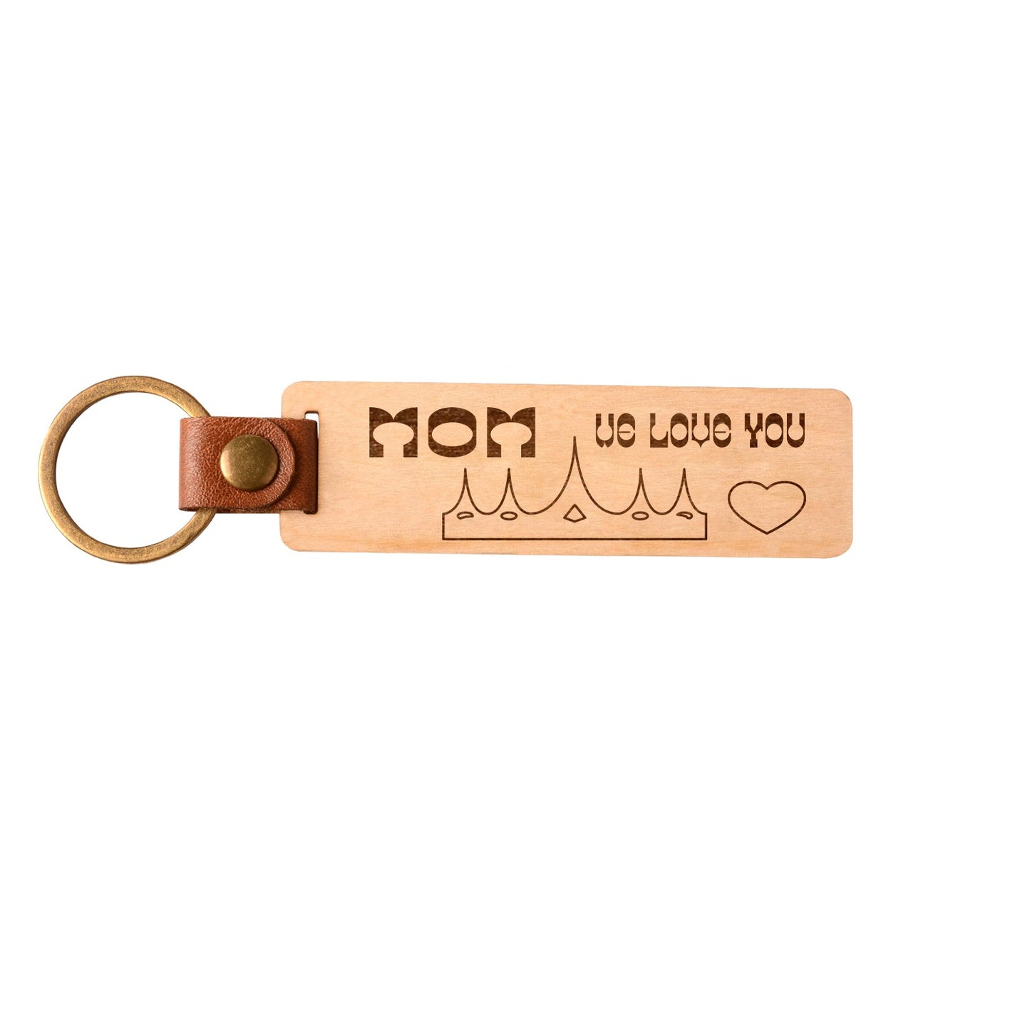 Mom, We Love You Keychain