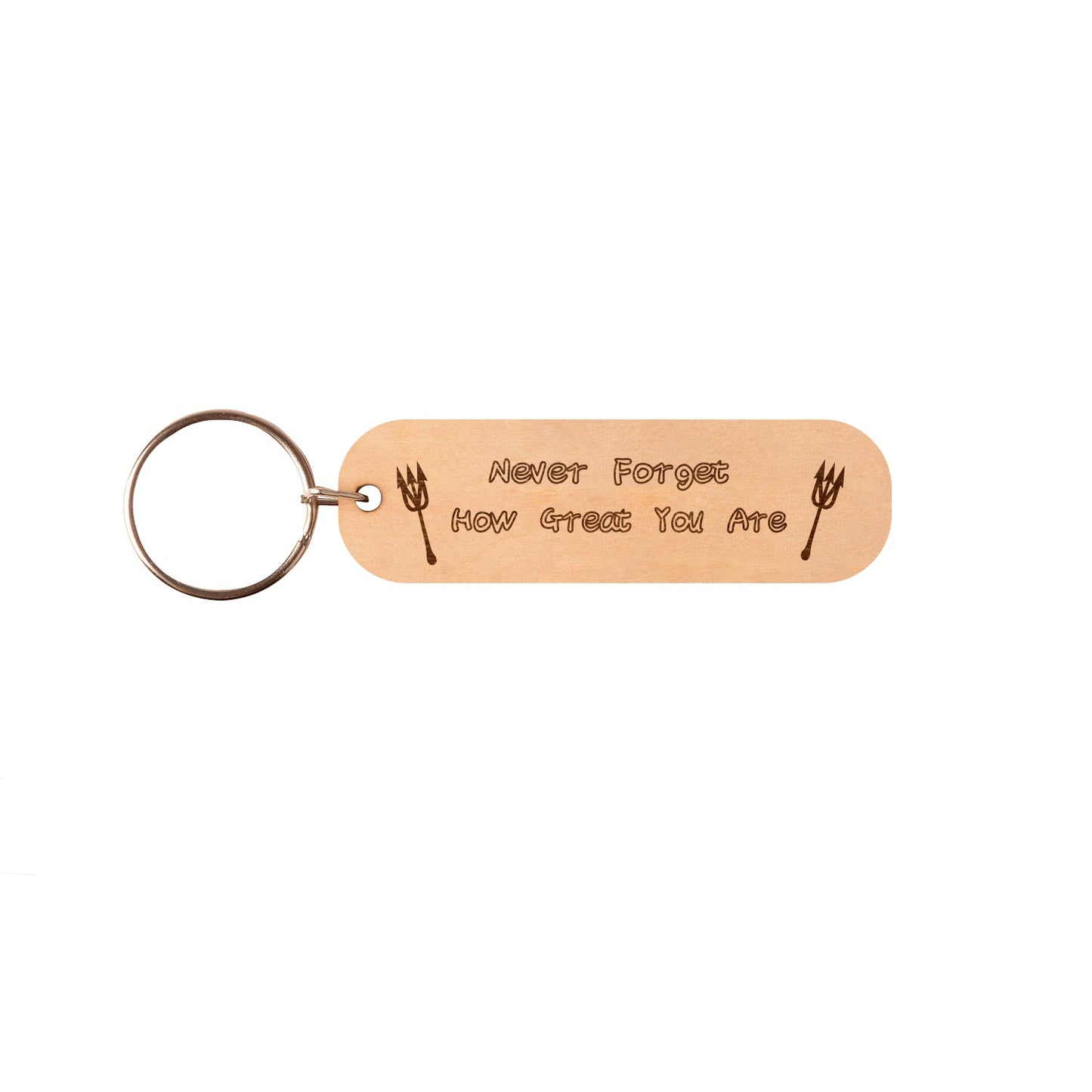 Never Forget How Great You Are Keychain V2
