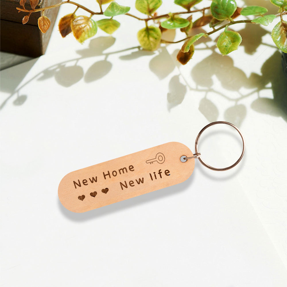 New Home New Life Keychain V1