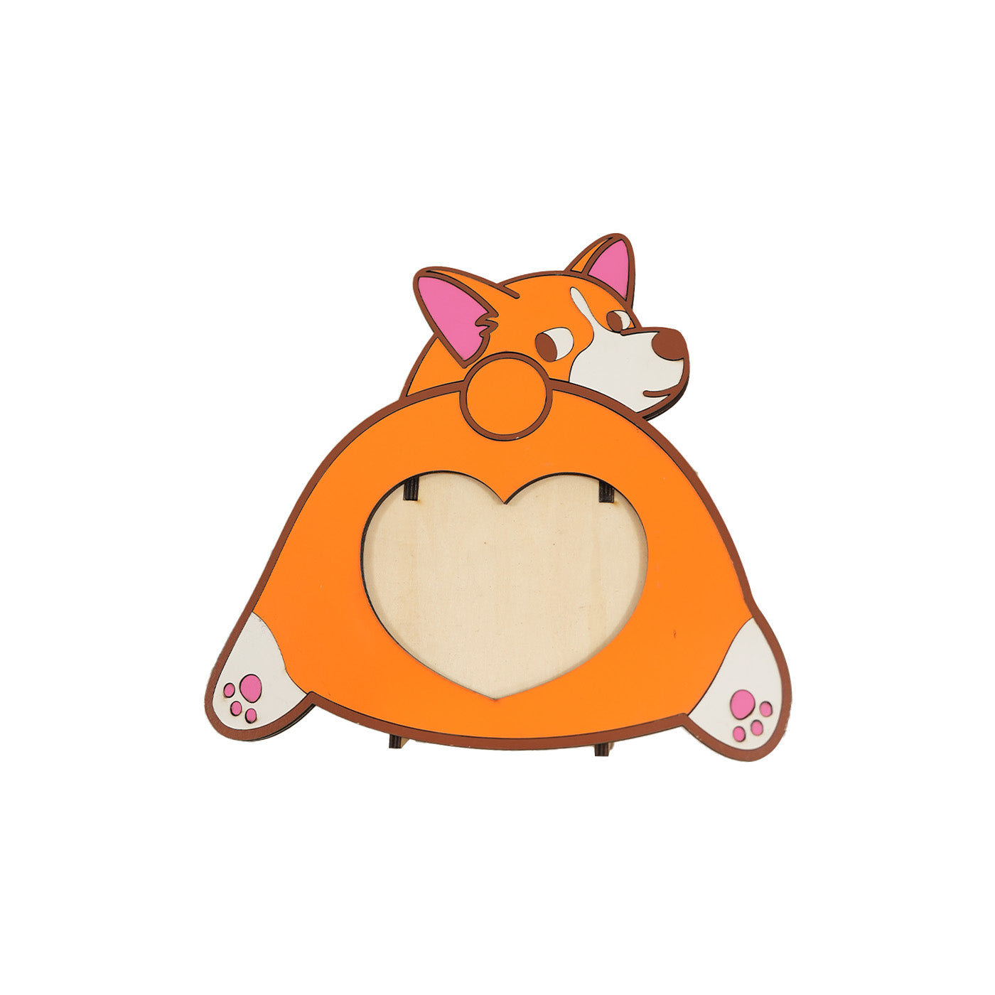 Valentine's Day Corgi Butt Photo Frame