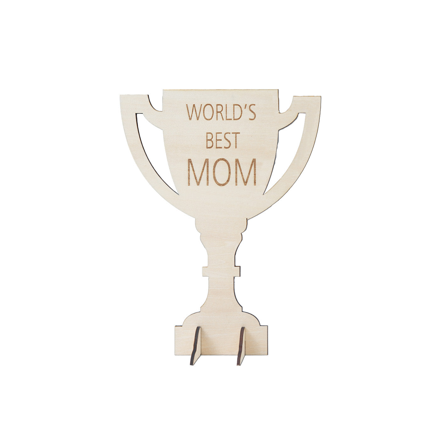 Mothers Day Wooden Trophy