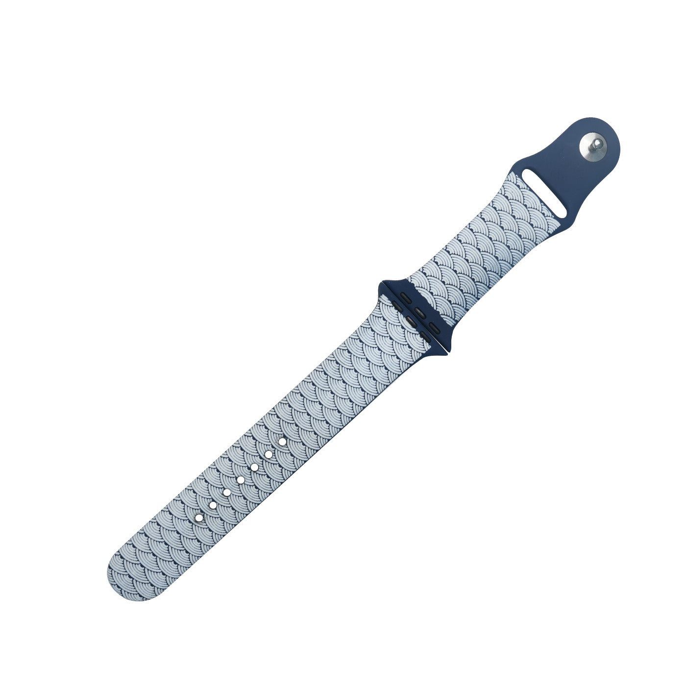 Wave Shape Watch Band Strap Engraving