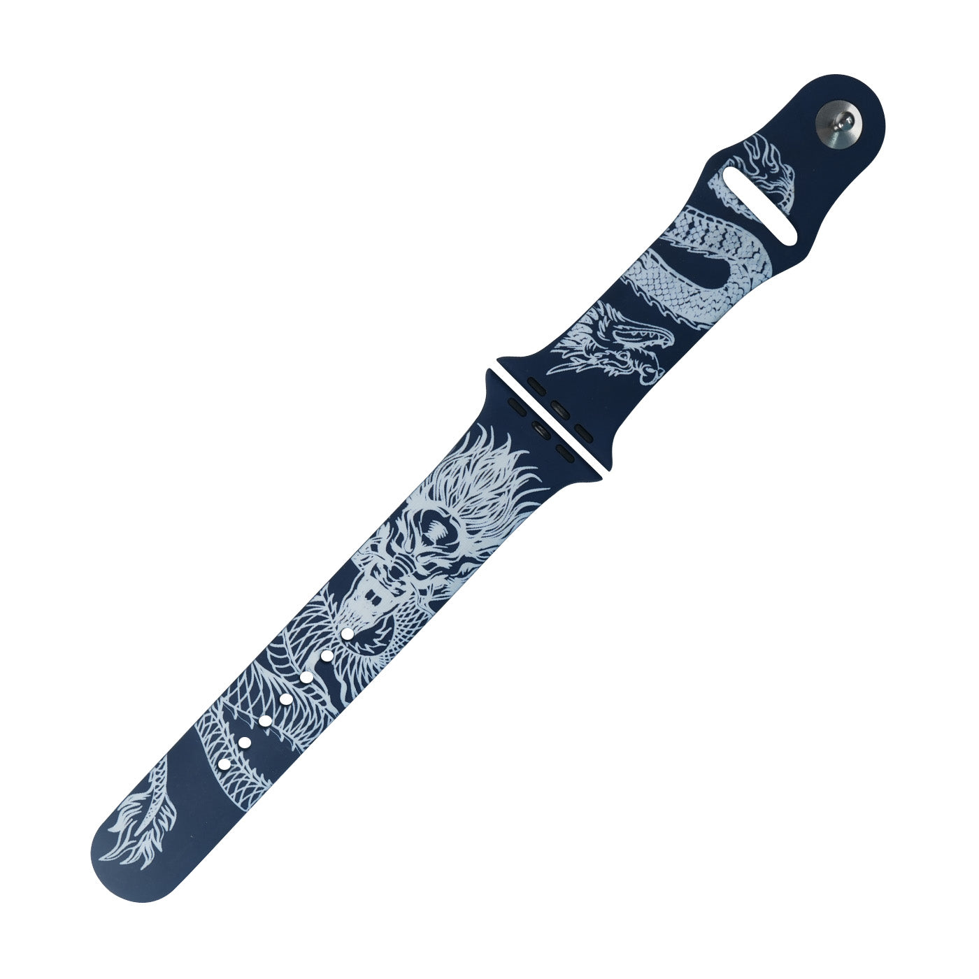 Dragon Theme Watch Band Strap Pattern Engraving