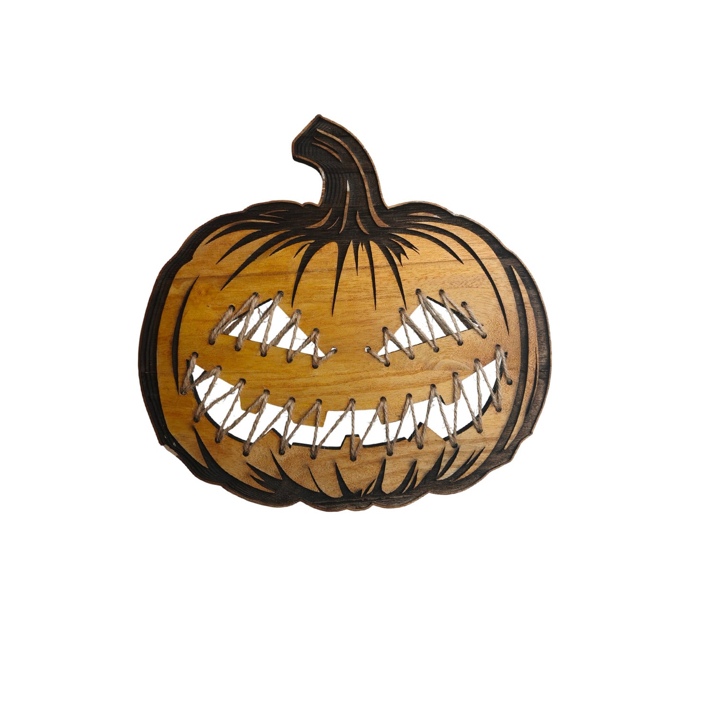 Wooden Halloween Pumpkin Decorations